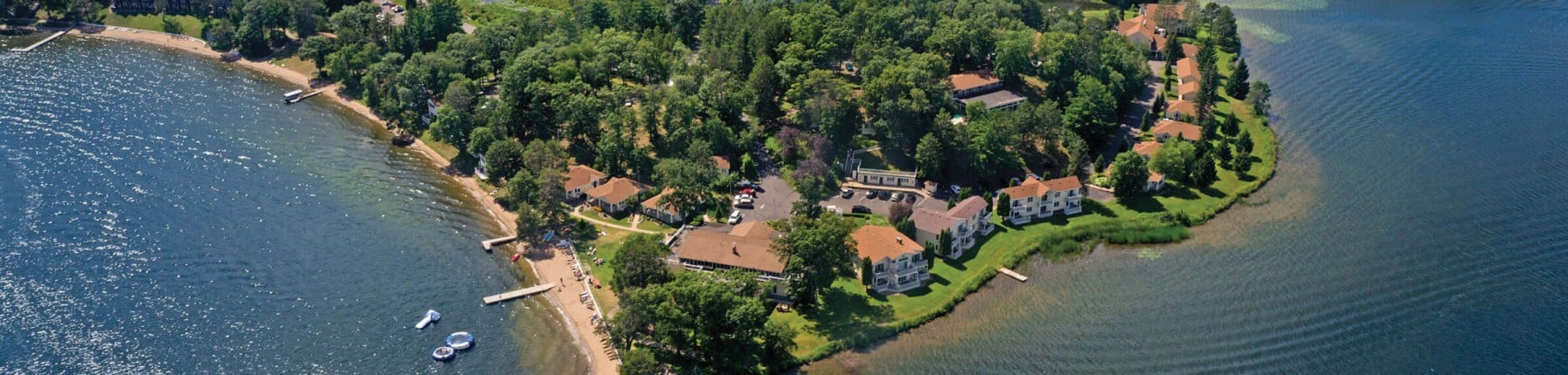 Madden's aerial view - Gull Lake Resort