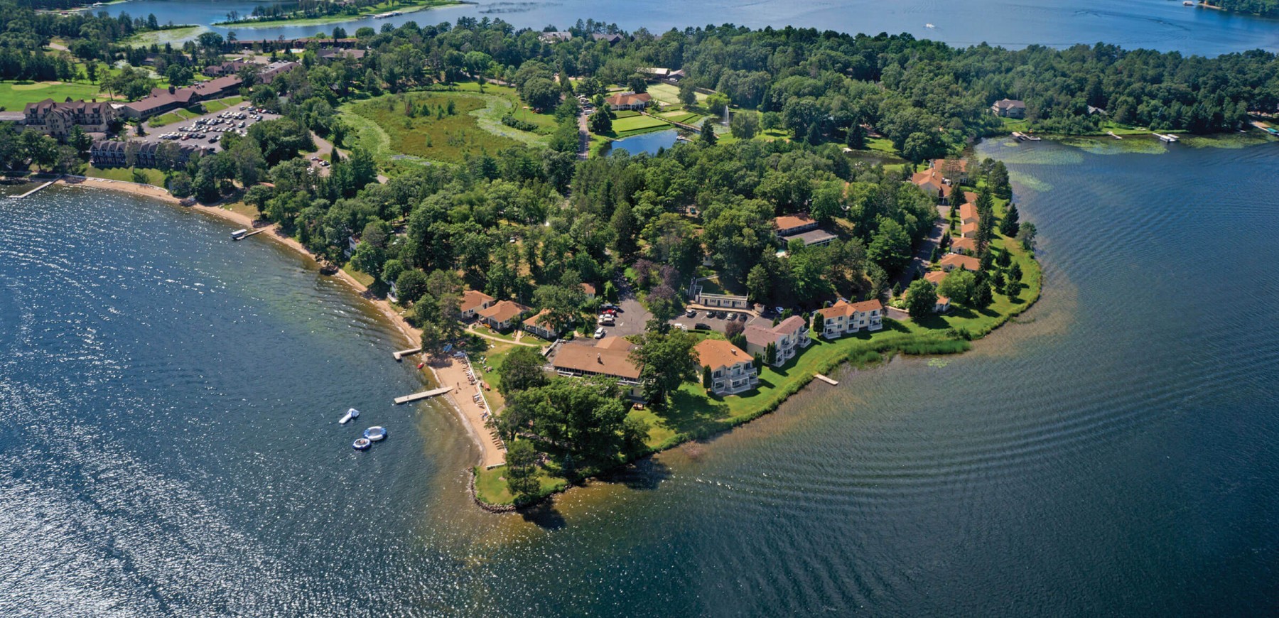 Madden's aerial view - Gull Lake Resort