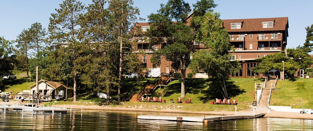 Madden Inn from Gull Lake