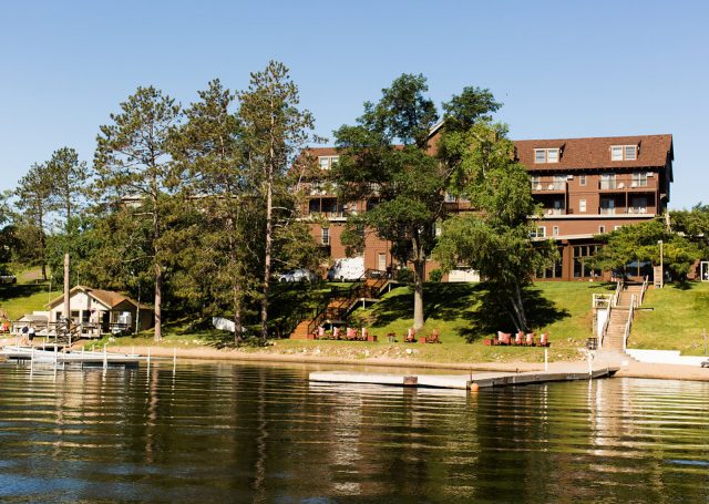 Madden Inn from Gull Lake