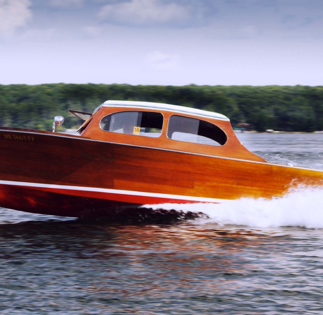 Boat on lake