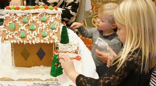 Gingerbread house at Madden's golf resort