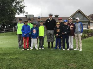 Junior golfers at golf camp at Madden's on Gull Lake