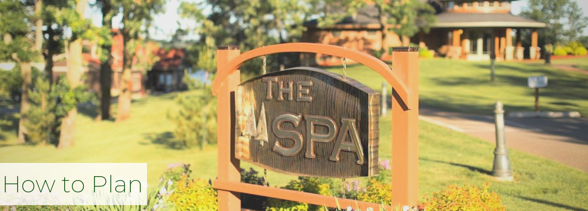 Outdoor signage for The Spa at Madden's