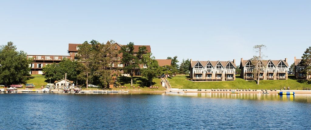 View of Maddens at Gull Lake from the water