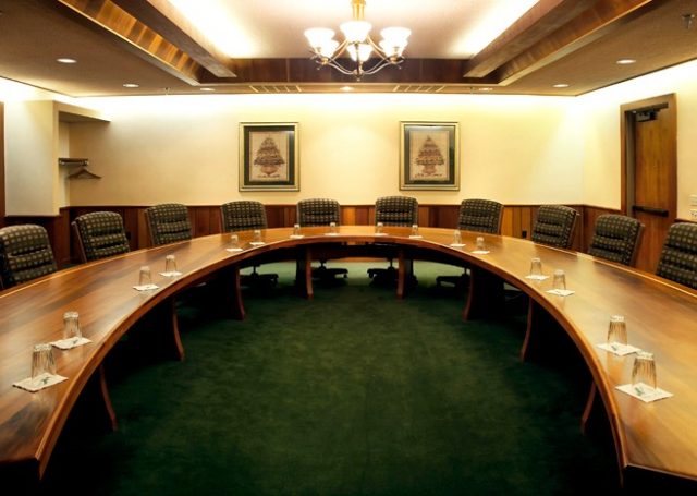 Olson Board Room setup and layout