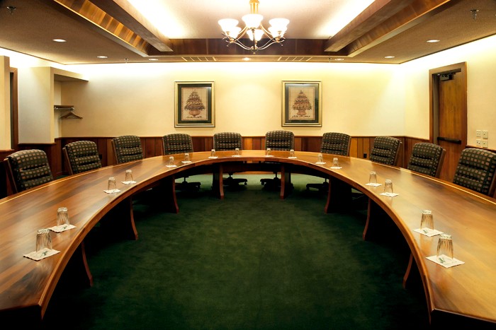 Olson Board Room setup and layout