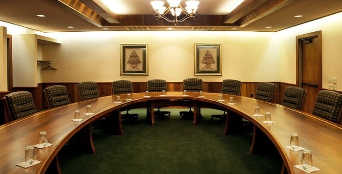 Olson Board Room setup and layout