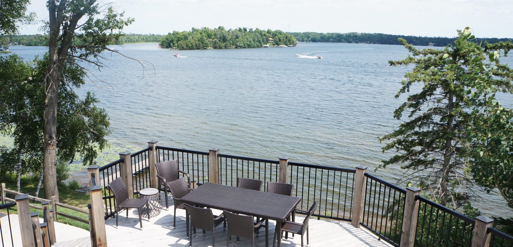 Lake House Deck View