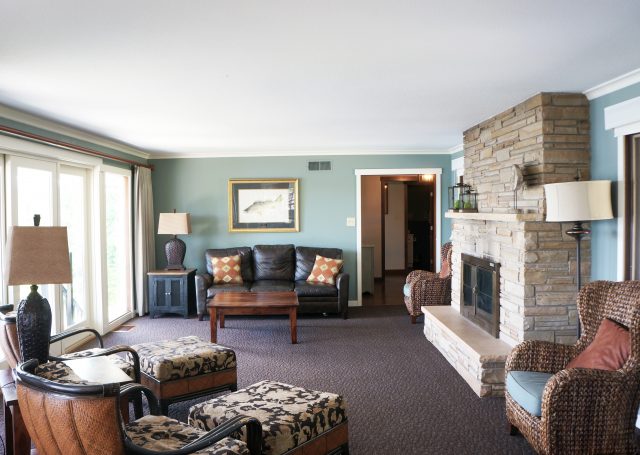 Madden House Living Room and Fireplace