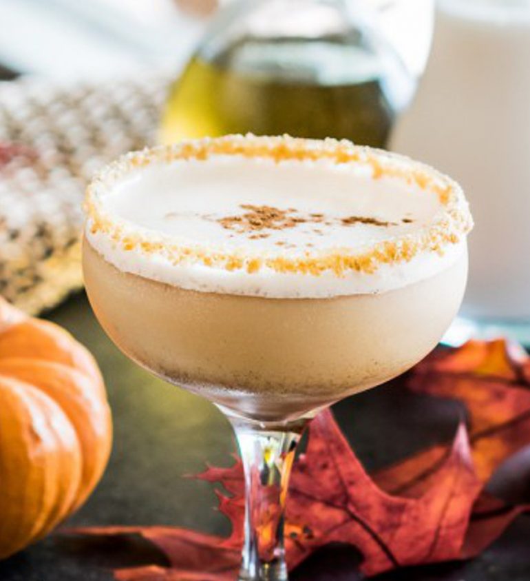 Pumpkin spice martini