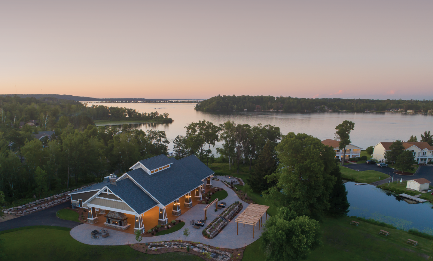 Aerial of Maddens Pavilion