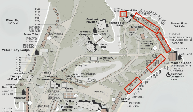 Mission Point Bayview 2 Queen Map