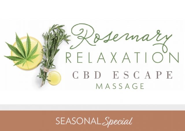 rosemary relaxation cbd escape massage