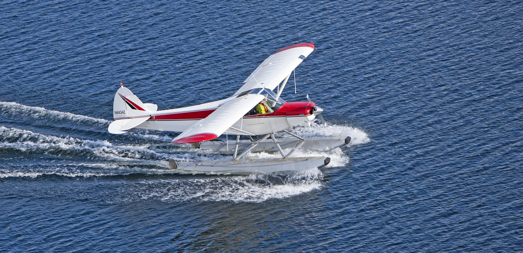 Super Cub Seaplane on Water