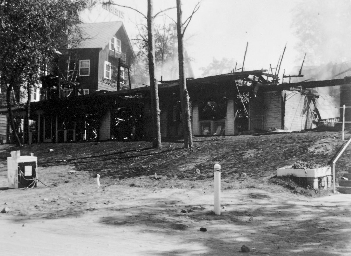 Old Madden's Inn Fire